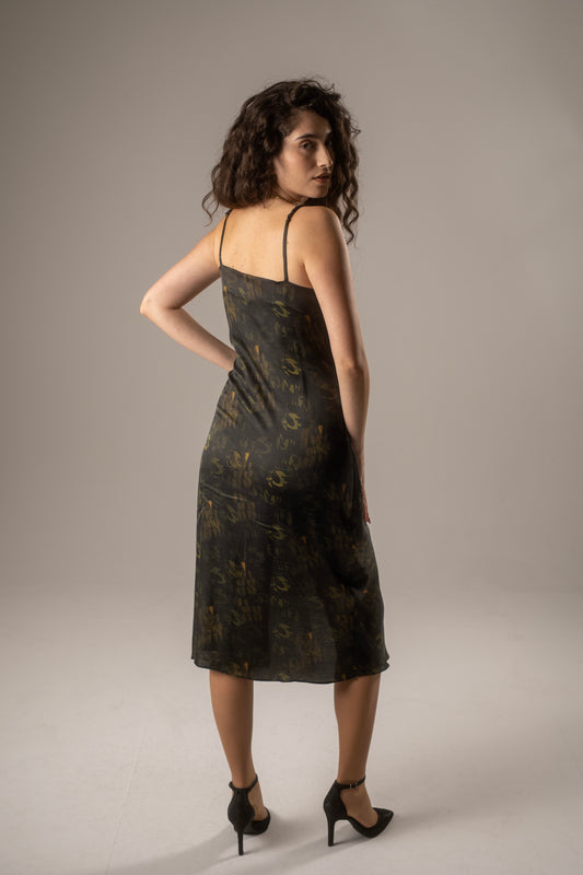 Printed Slip Dress