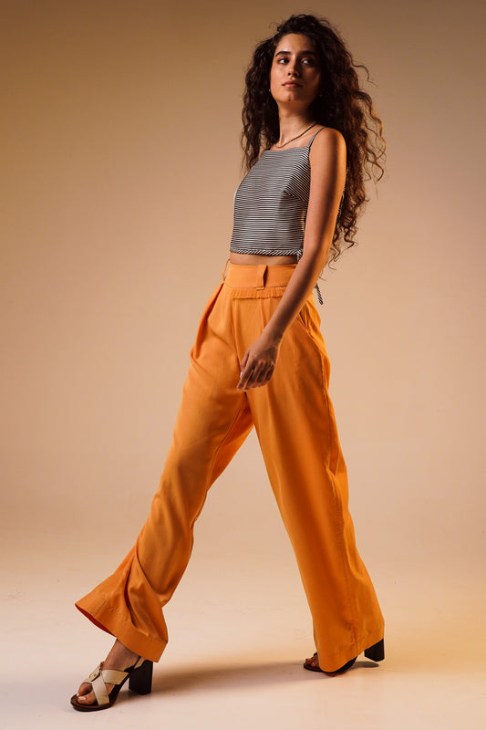 Mango Wide Leg Trouser