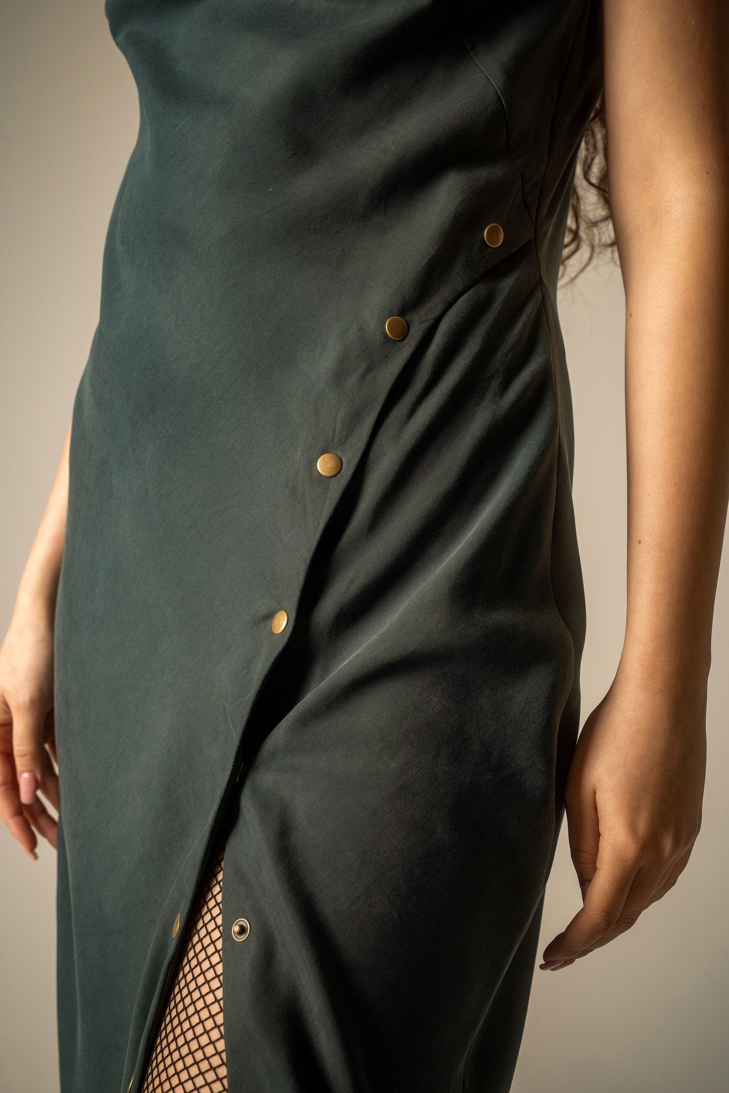 Teal Slip Dress