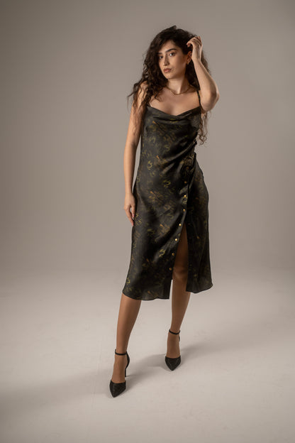 Printed Slip Dress