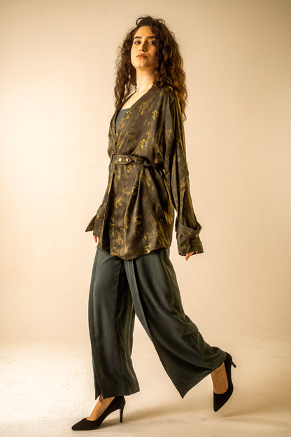 Printed Midi Kimono