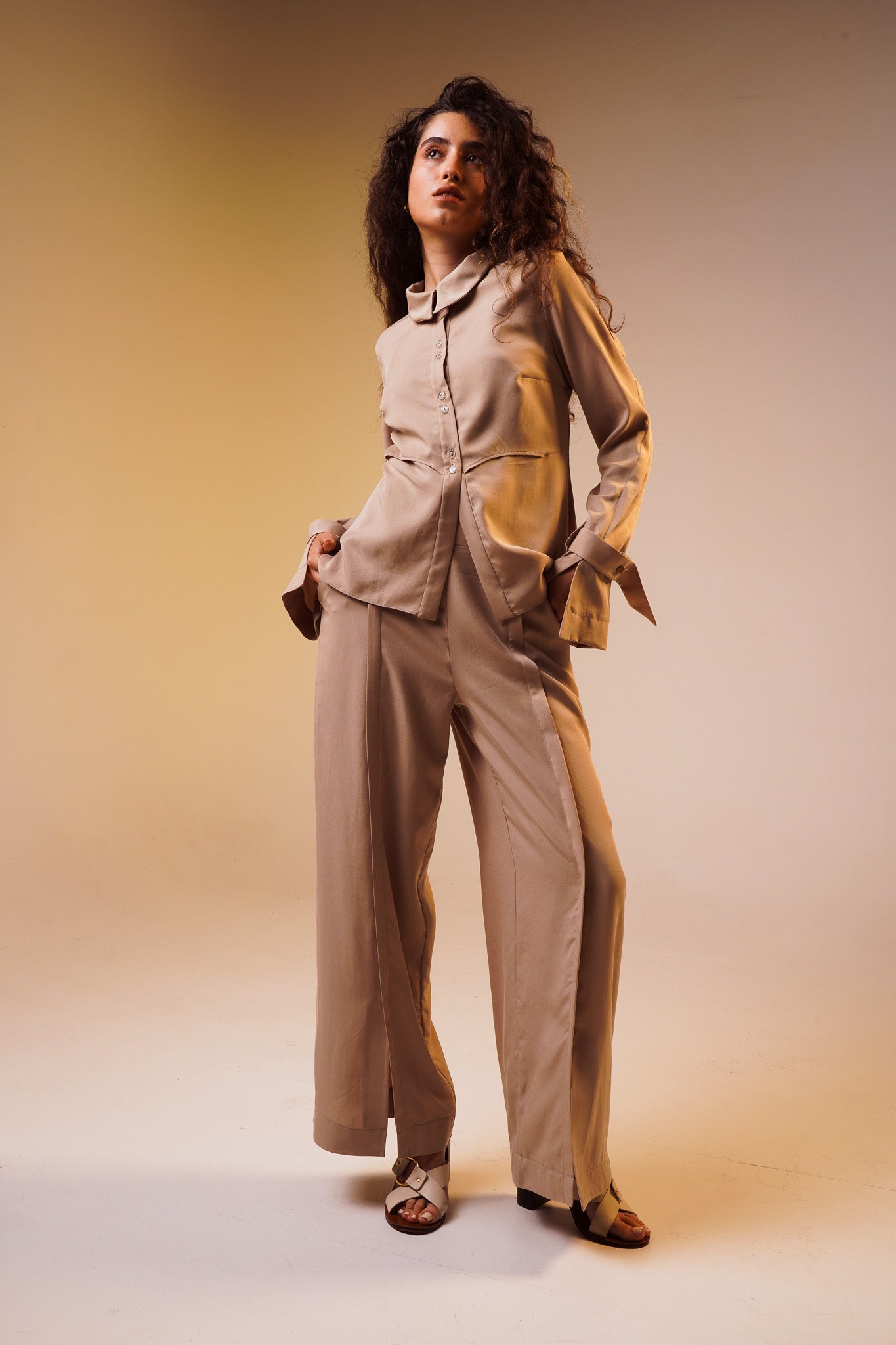 Pleated Pant