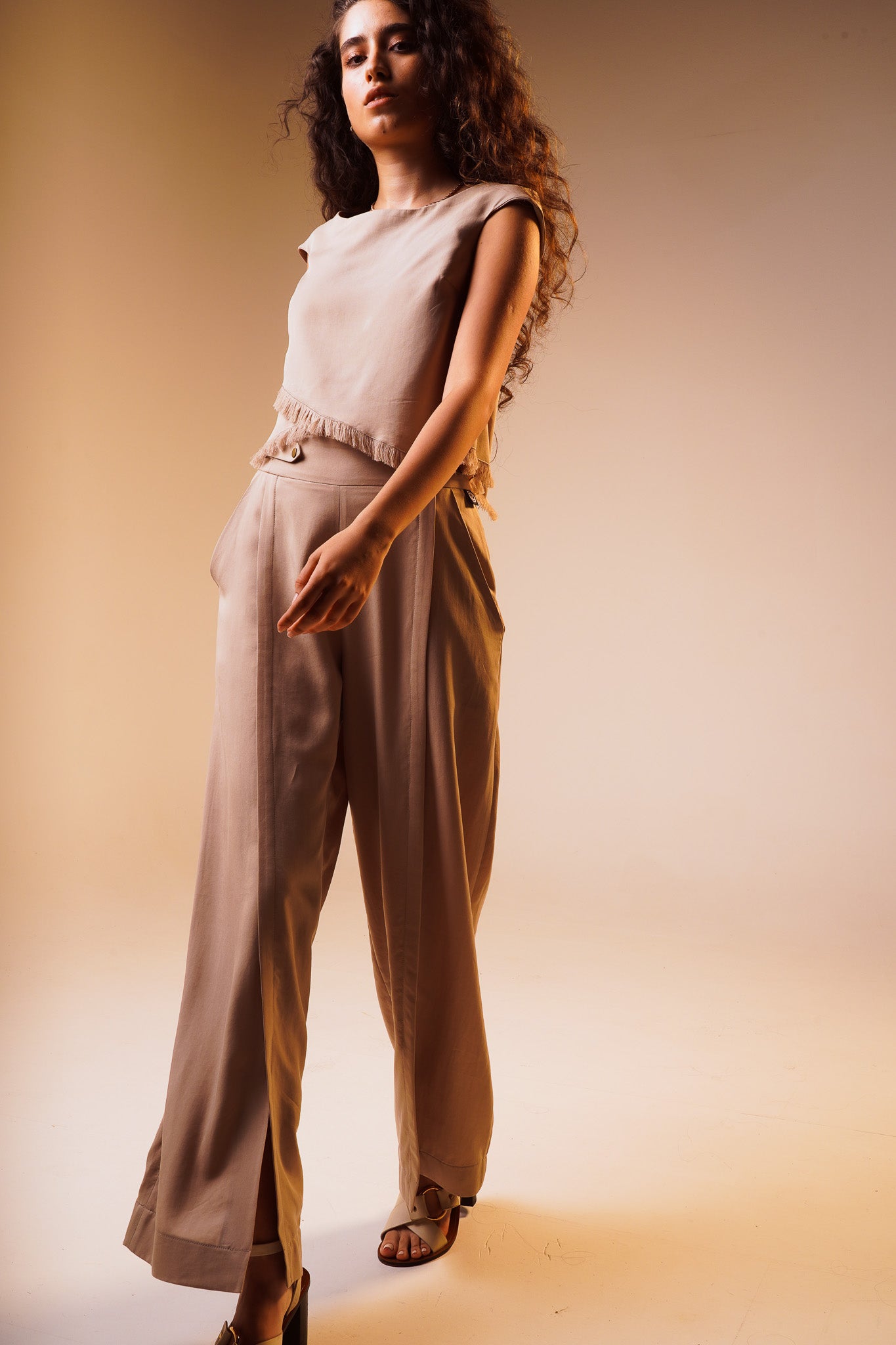 Pleated Pant