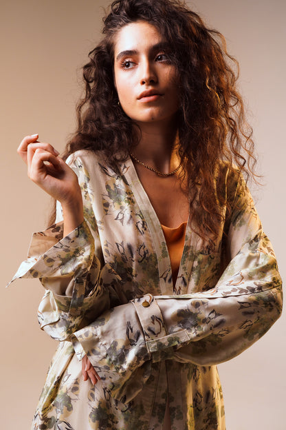 Printed Kimono