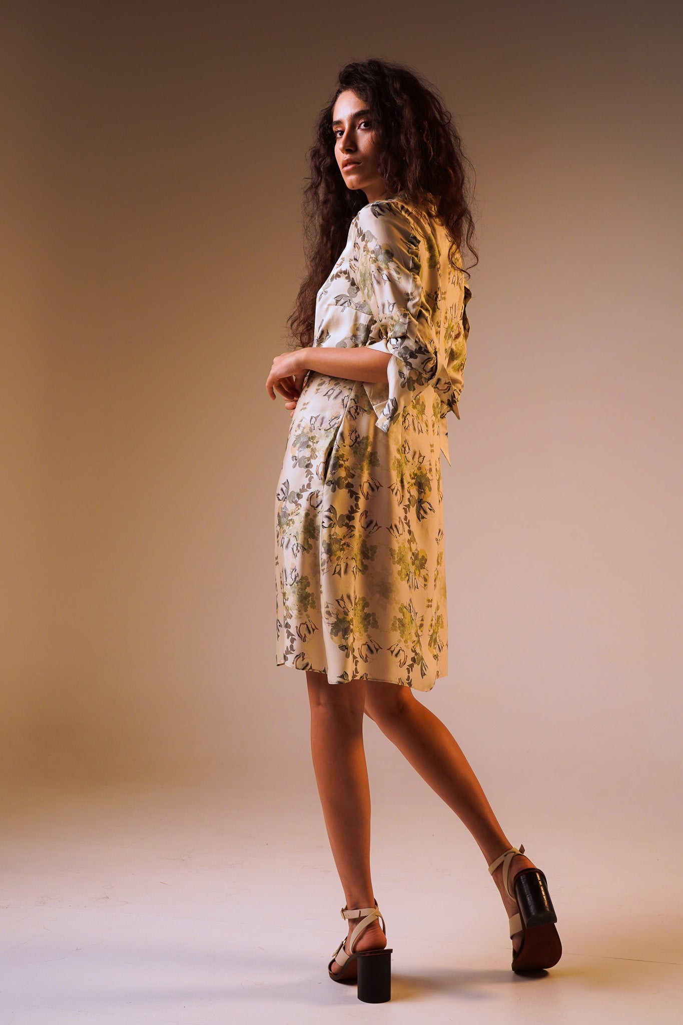 Printed Shirt Dress