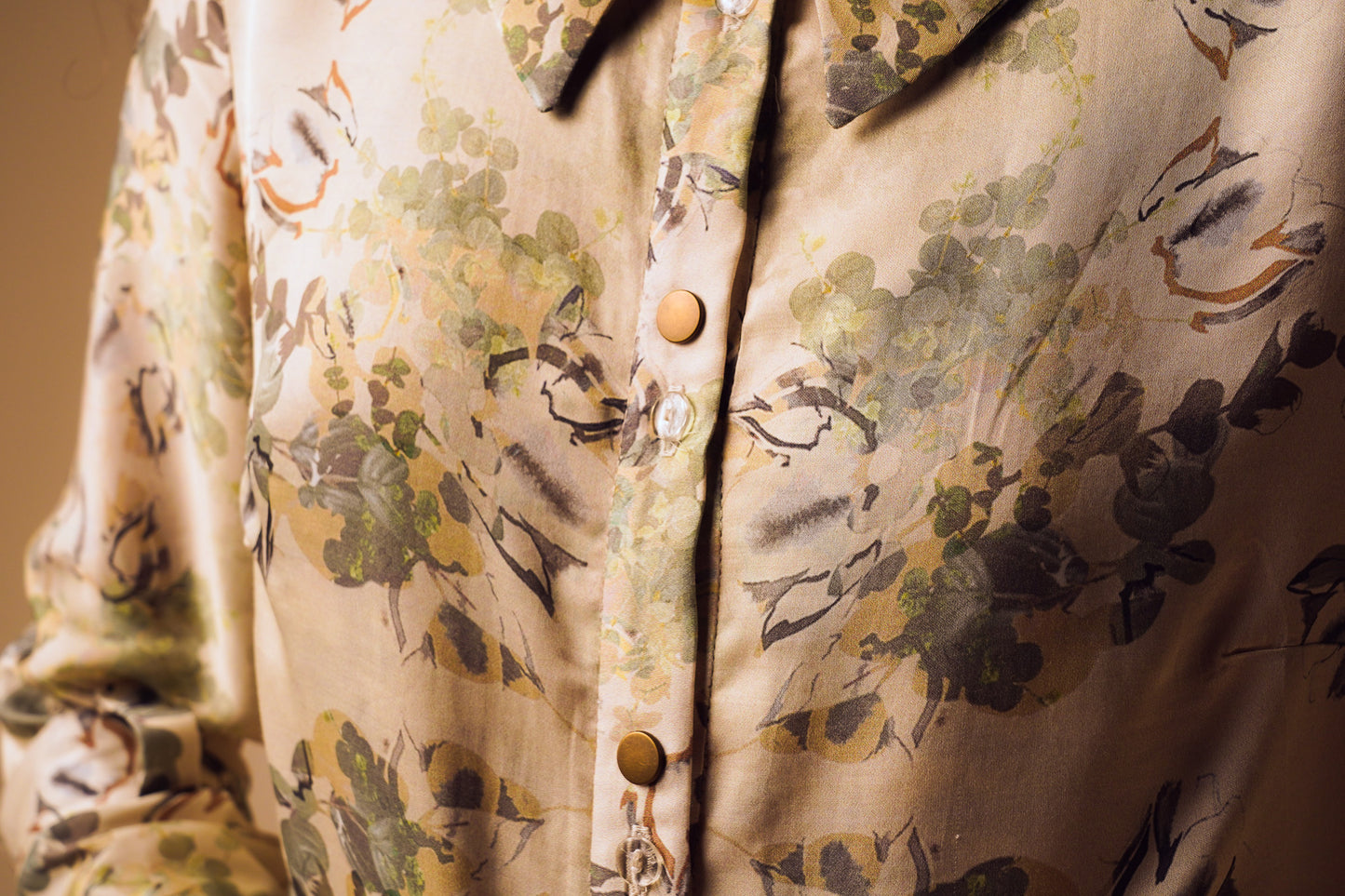 Printed Shirt Dress