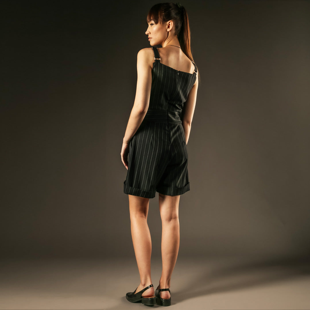 Cut Out Playsuit out of sync back view